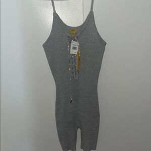 Gray Woman’s One Piece